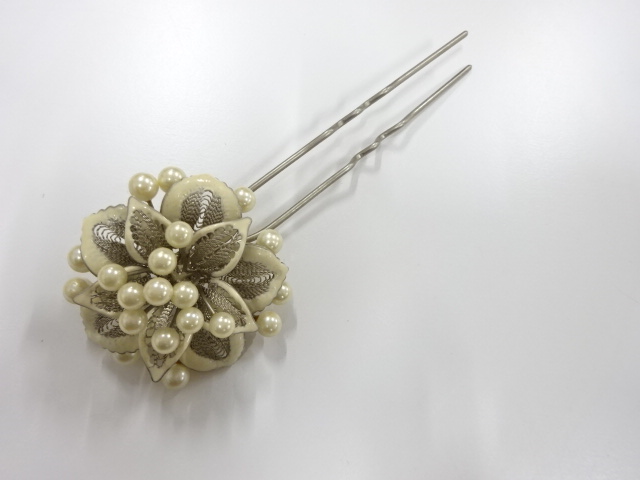 Japanese Kimono / Antique / Hair Accessories Metal